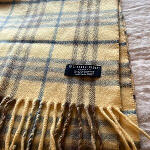 Burberry scarf yellow